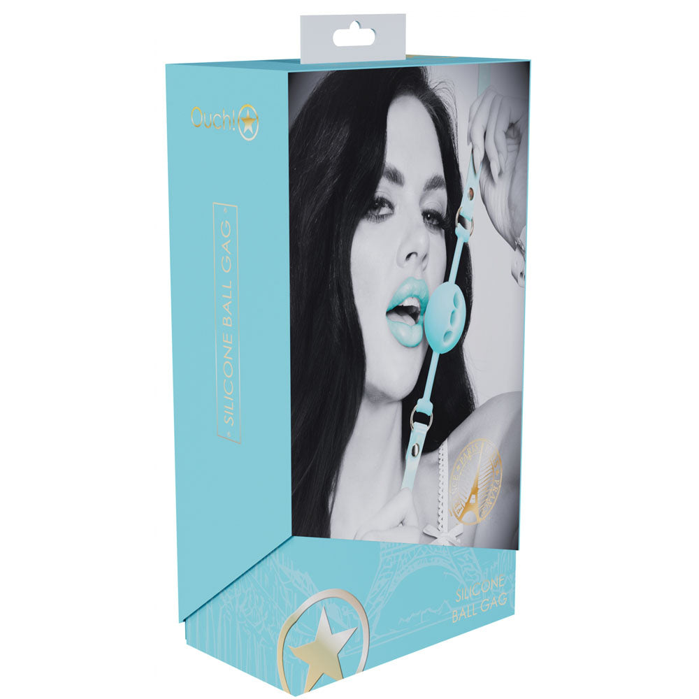 OUCH! Paris Collection - Silicone Ball Gag - Baby Breatheable Mouth Restraint