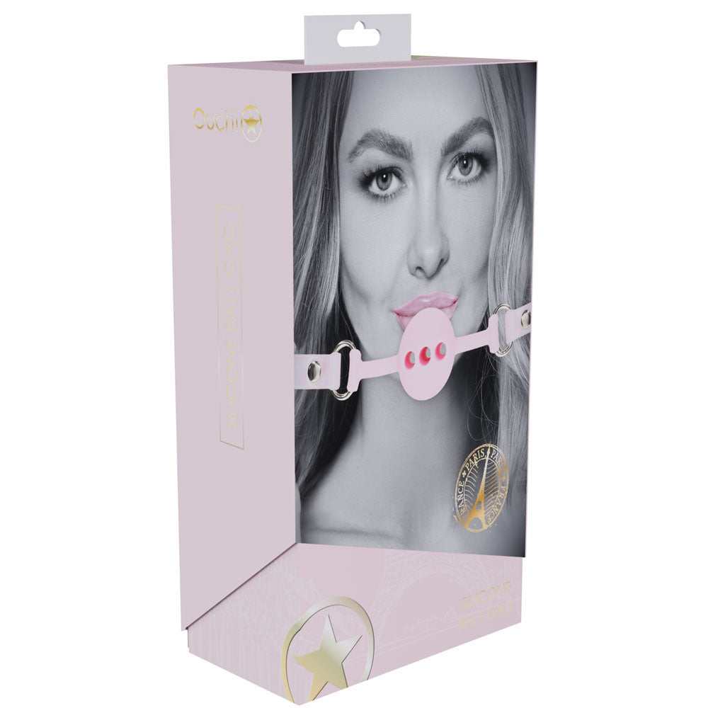 OUCH! Paris Collection - Silicone Ball Gag - Breatheable Mouth Restraint