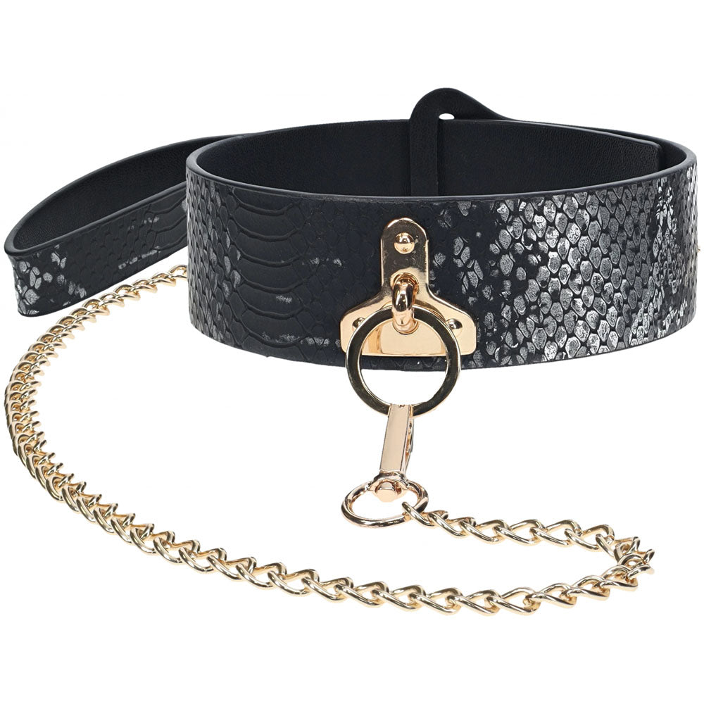 OUCH! Florence Collection - Collar with Leash - Restraint