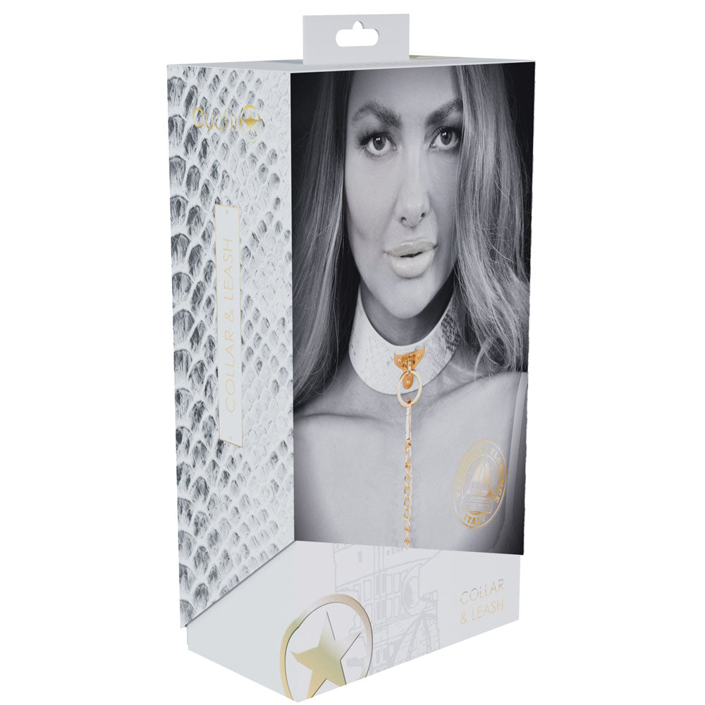 OUCH! Florence Collection - Collar with Leash - Restraint