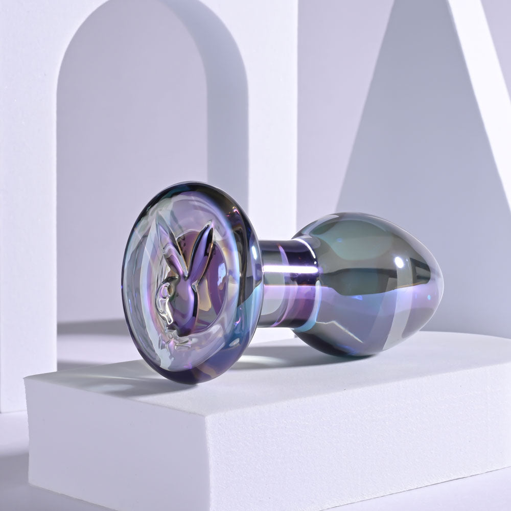Playboy Pleasure JEWELS PLUG - Glass 8.5 cm Butt Plug