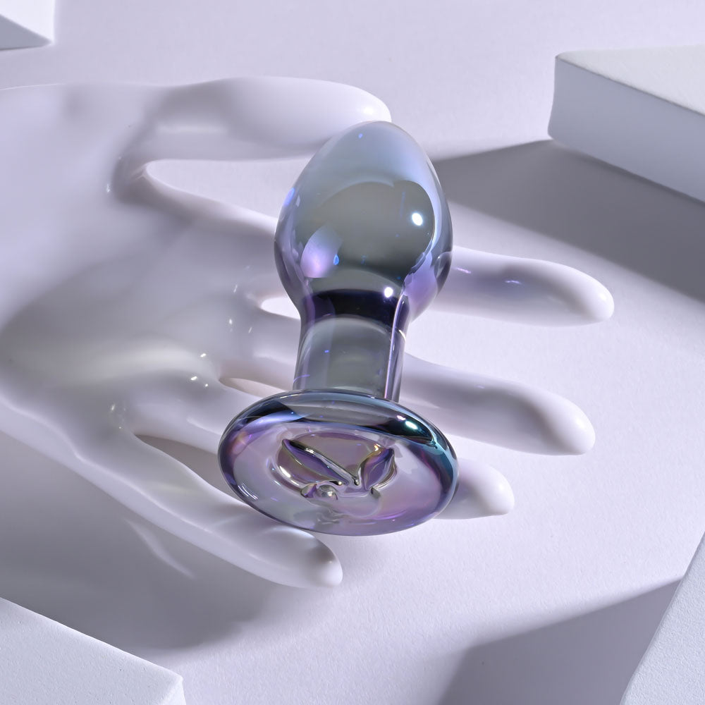 Playboy Pleasure JEWELS PLUG - Glass 8.5 cm Butt Plug
