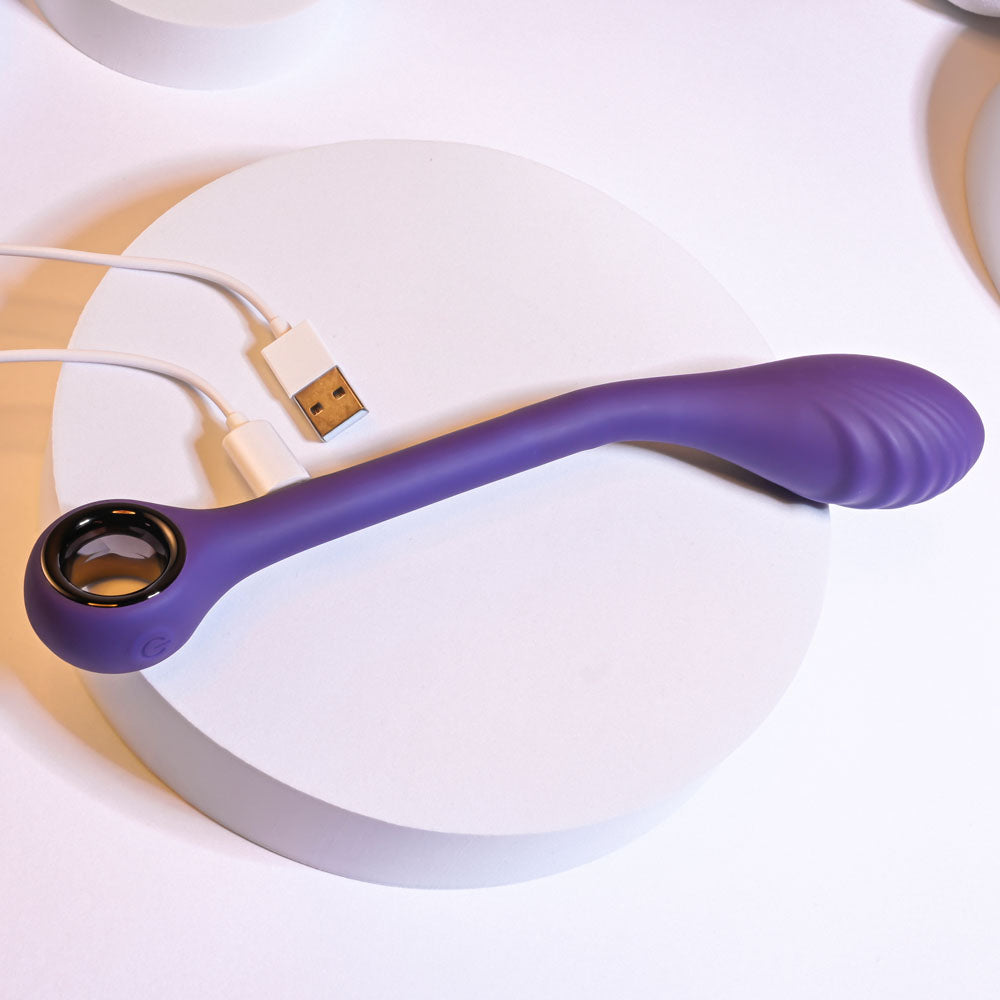 Playboy Pleasure SPOT ON - 22.6 cm USB Rechargeable Poseable G-Spot Vibrator