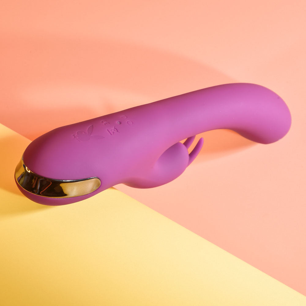 Playboy Pleasure THUMPER - 21.9 cm USB Rechargeable Rabbit Vibrator
