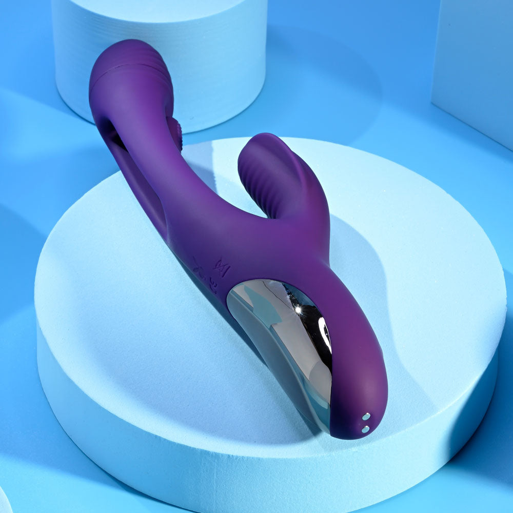 Playboy Pleasure THE THRILL - 24.4 cm USB Rechargeable Rabbit Vibrator