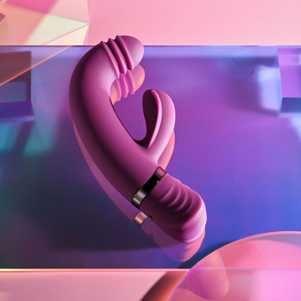 Playboy Pleasure TAP THAT - 16.5 cm USB Rechargebale Rabbit Vibrator