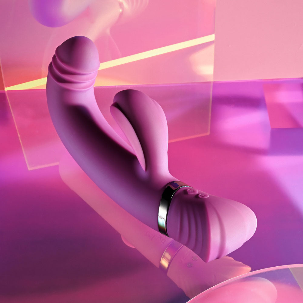 Playboy Pleasure TAP THAT - 16.5 cm USB Rechargebale Rabbit Vibrator