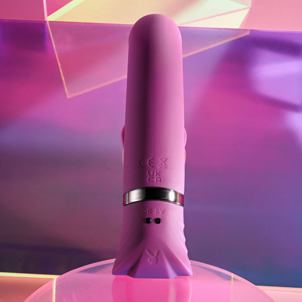 Playboy Pleasure TAP THAT - 16.5 cm USB Rechargebale Rabbit Vibrator