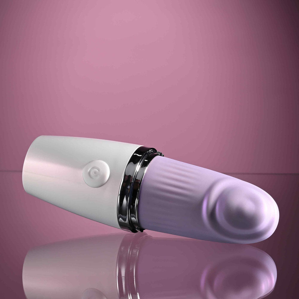 Playboy Pleasure GETAWAY - White/ 14.2 cm USB Rechargeable Tapping Stimulator
