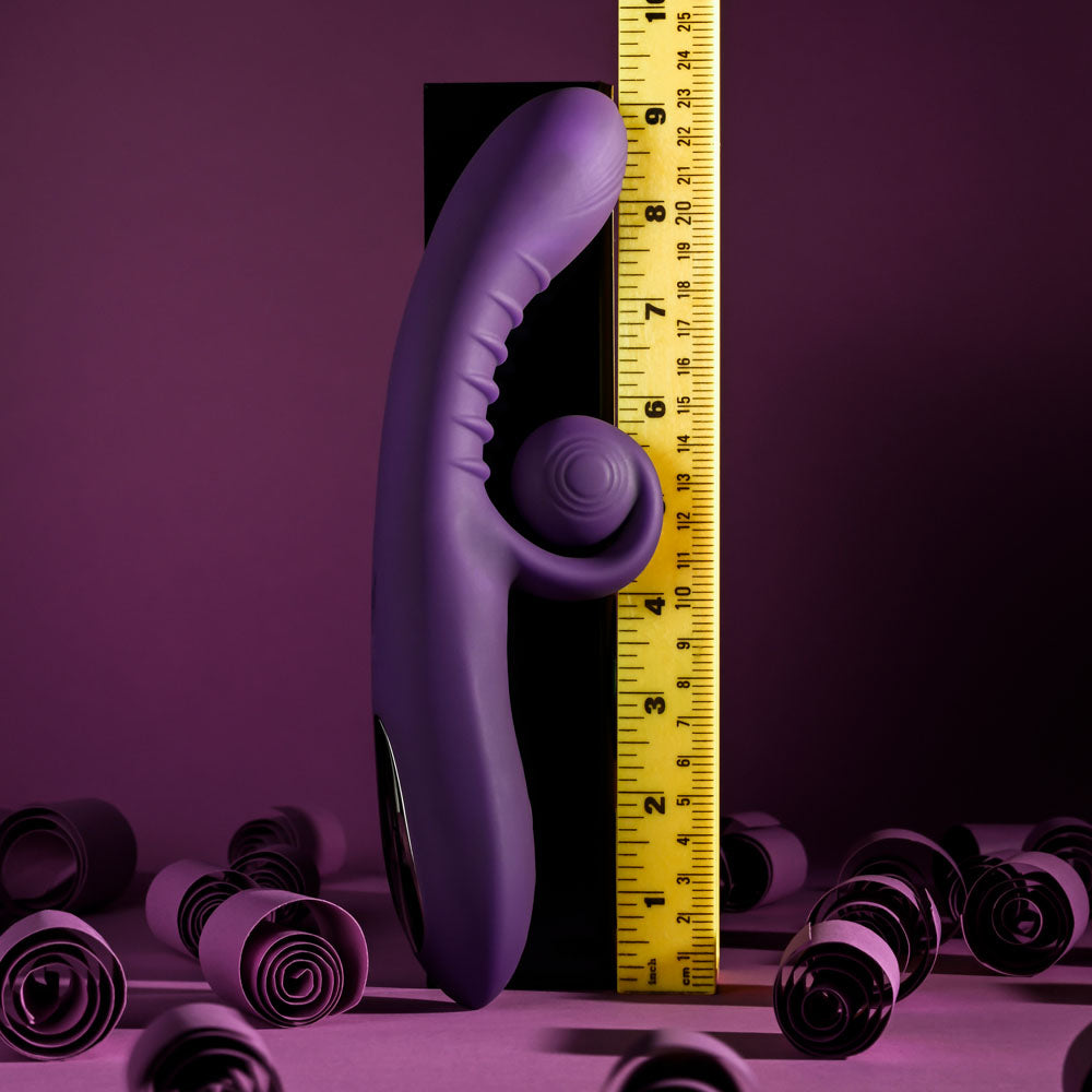 Playboy CURLICUE - 23.5 cm USB Rechargeable Rabbit Vibrator