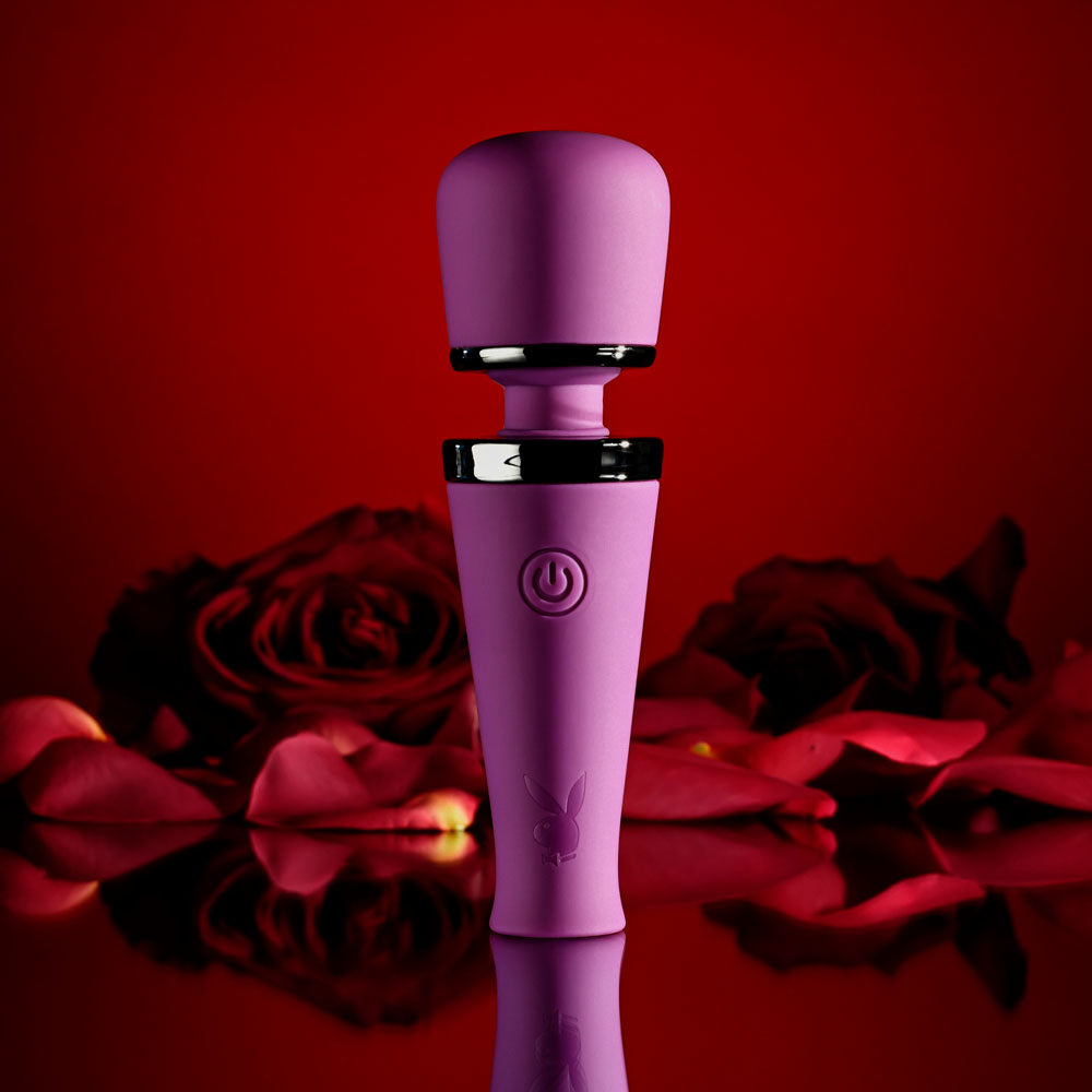 Playboy Pleasure MIC DROP - 11.4 cm USB Rechargeable Vibrating Mini Massage Wand
