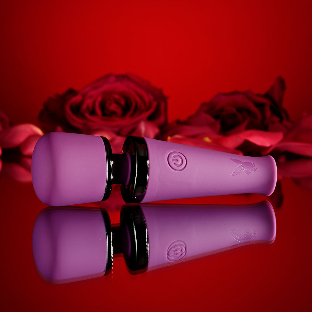 Playboy Pleasure MIC DROP - 11.4 cm USB Rechargeable Vibrating Mini Massage Wand