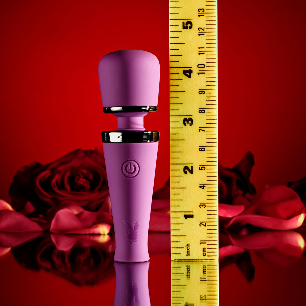 Playboy Pleasure MIC DROP - 11.4 cm USB Rechargeable Vibrating Mini Massage Wand