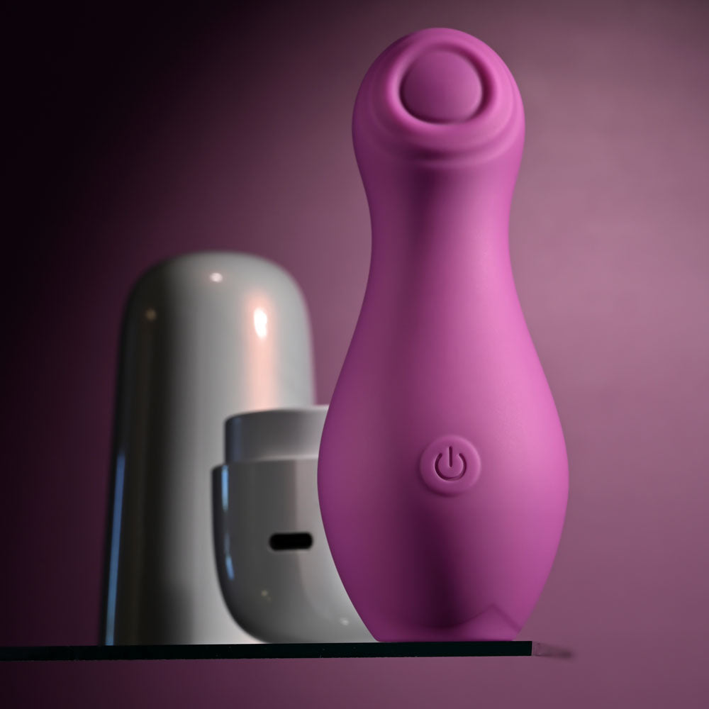 Playboy Pleasure THE JET SET - TAPPING - 10.2 cm Tapping Stimulator with Charging Case