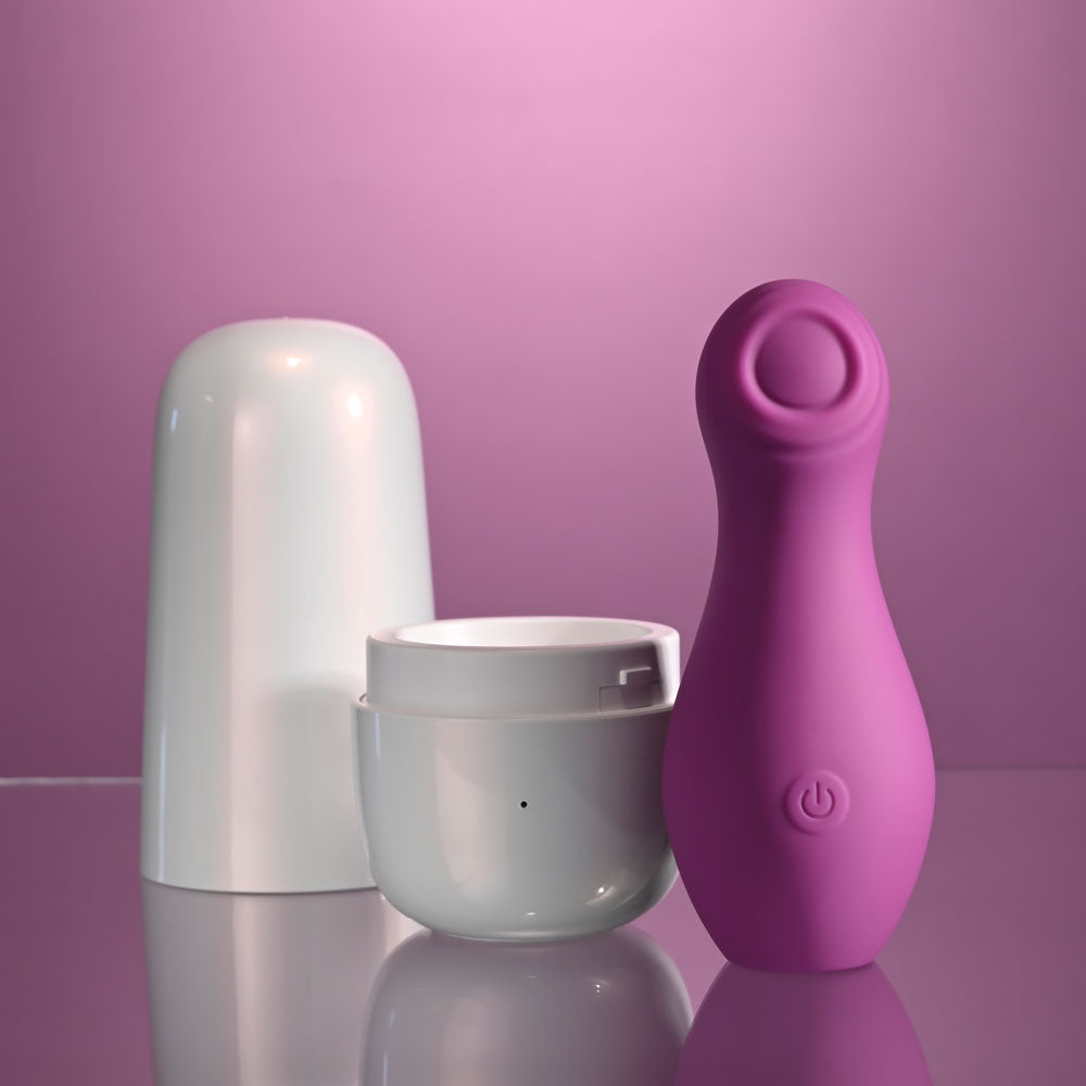 Playboy Pleasure THE JET SET - TAPPING - 10.2 cm Tapping Stimulator with Charging Case