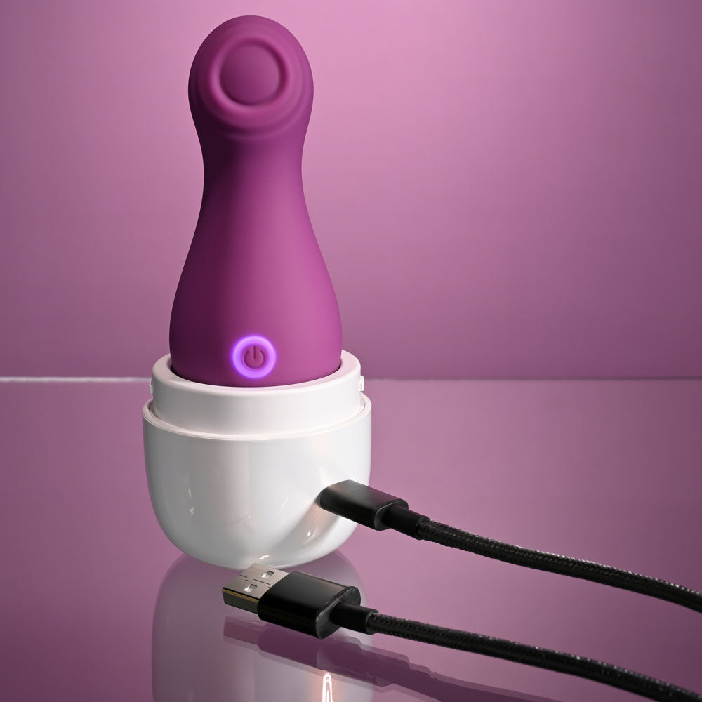Playboy Pleasure THE JET SET - TAPPING - 10.2 cm Tapping Stimulator with Charging Case