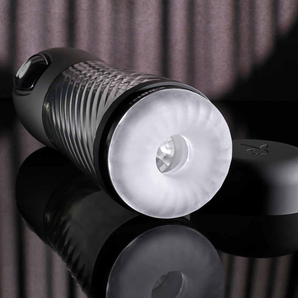 Playboy Pleasure WHIRLWIND - USB Rechargeable Thrusting and Spinning Auto Stroker