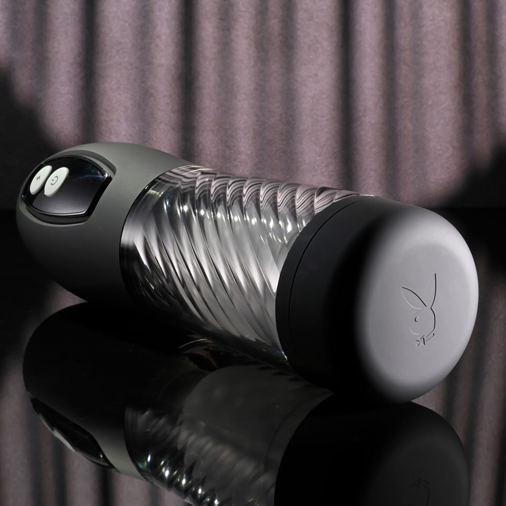 Playboy Pleasure WHIRLWIND - USB Rechargeable Thrusting and Spinning Auto Stroker