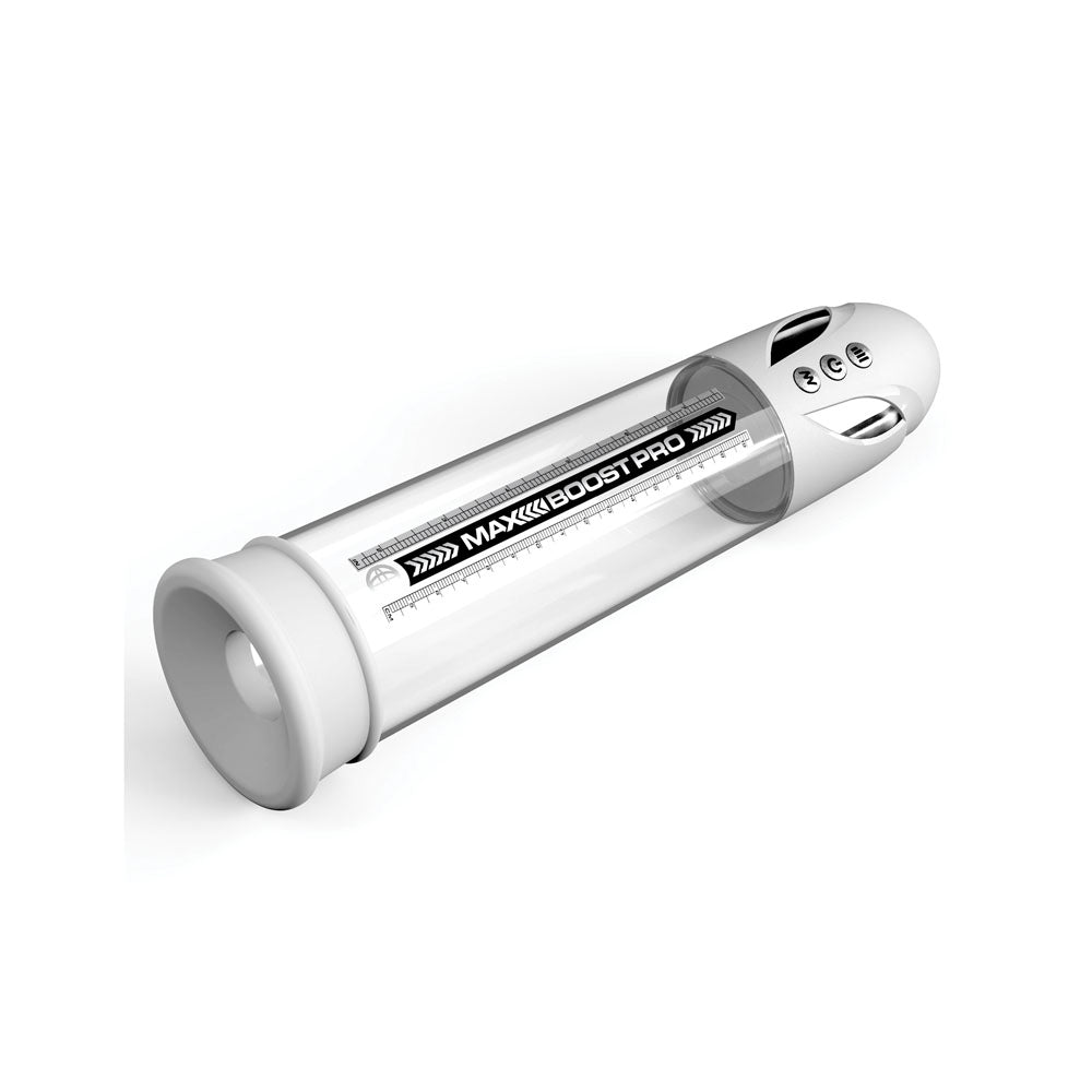 Pump Worx Max Boost Pro Flow - - /Clear USB Rechargeable Waterproof Auto Penis Pump