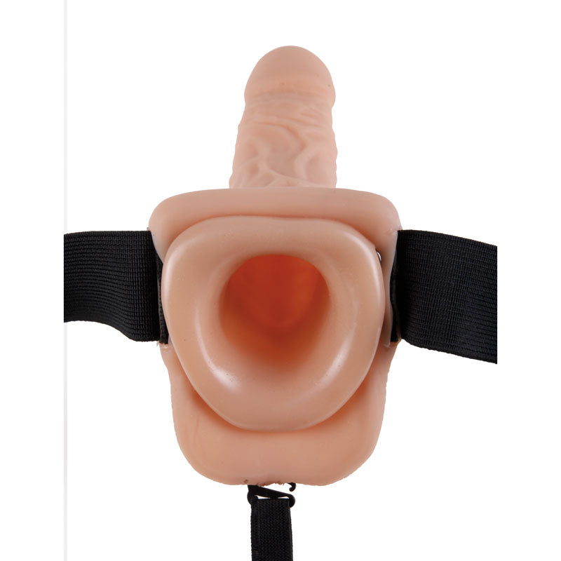 Fetish Fantasy Series 7'' Hollow Strap-On With Balls - 17.8 cm (7'') Hollow Strap-On