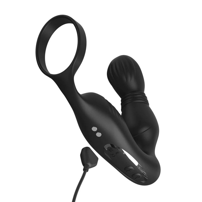 Anal Fantasy Elite Ass-Gasm P-Spot Milker - USB Rechargeable Prostate Massage with Cock Ring