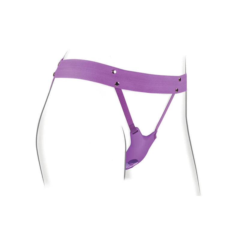 Fantasy For Her Ultimate Butterfly Strap-On - USB Rechargeable Strap-On Stimulator