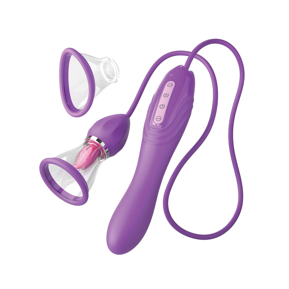 Fantasy For Her Her Ultimate Pleasure Max - USB Rechargeable Vibrator with Flicking Stimulator