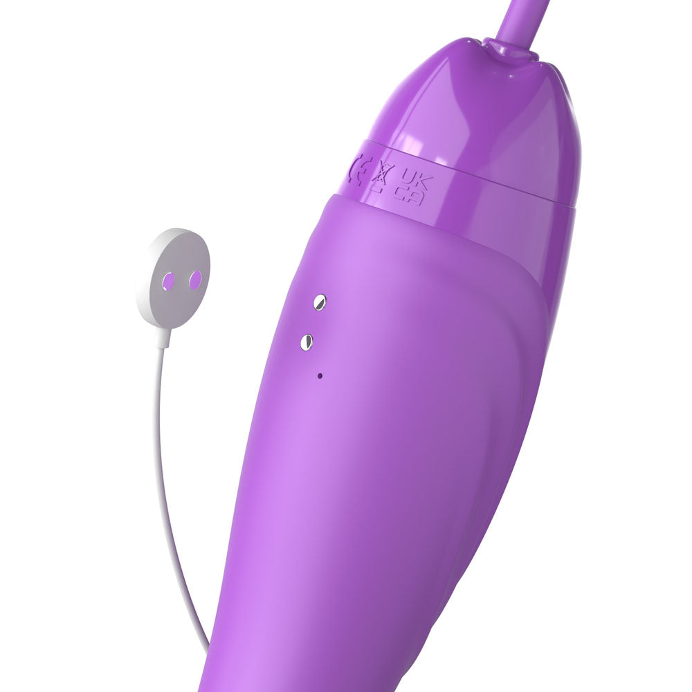 Fantasy For Her Her Ultimate Pleasure Max - USB Rechargeable Vibrator with Flicking Stimulator