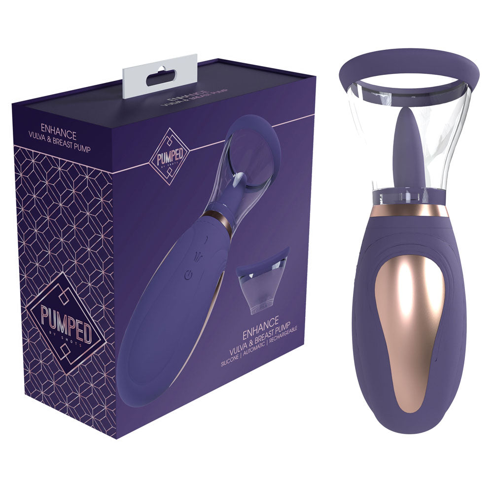 PUMPED Enhance Auto Vulva & Brest Pump - - USB Rechargeable Ladies Pump