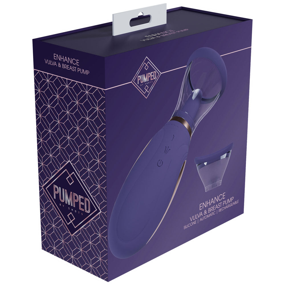 PUMPED Enhance Auto Vulva & Brest Pump - - USB Rechargeable Ladies Pump