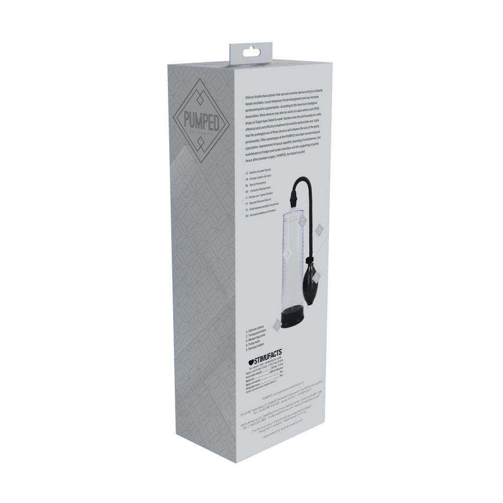 PUMPED Basic Pump 1 - Transparent - Penis Pump
