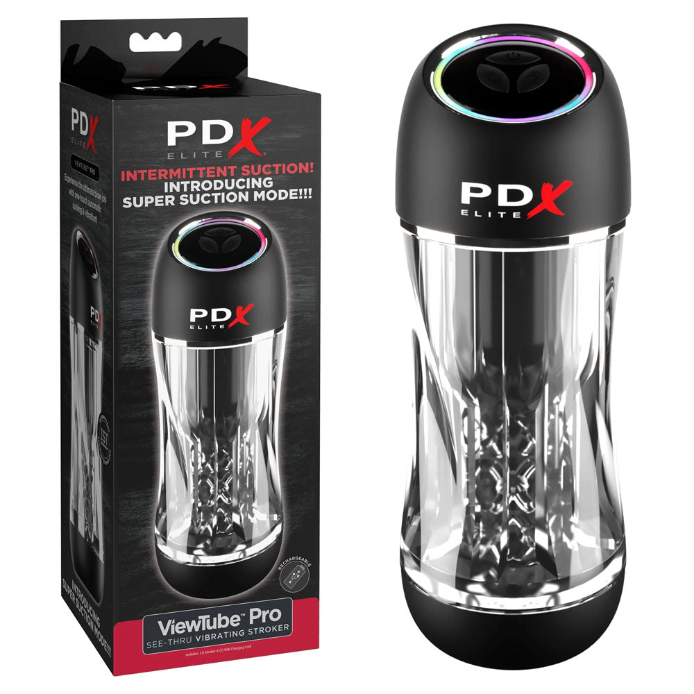 PDX Elite ViewTube Pro - USB Rechargeable Auto Sucking Stroker