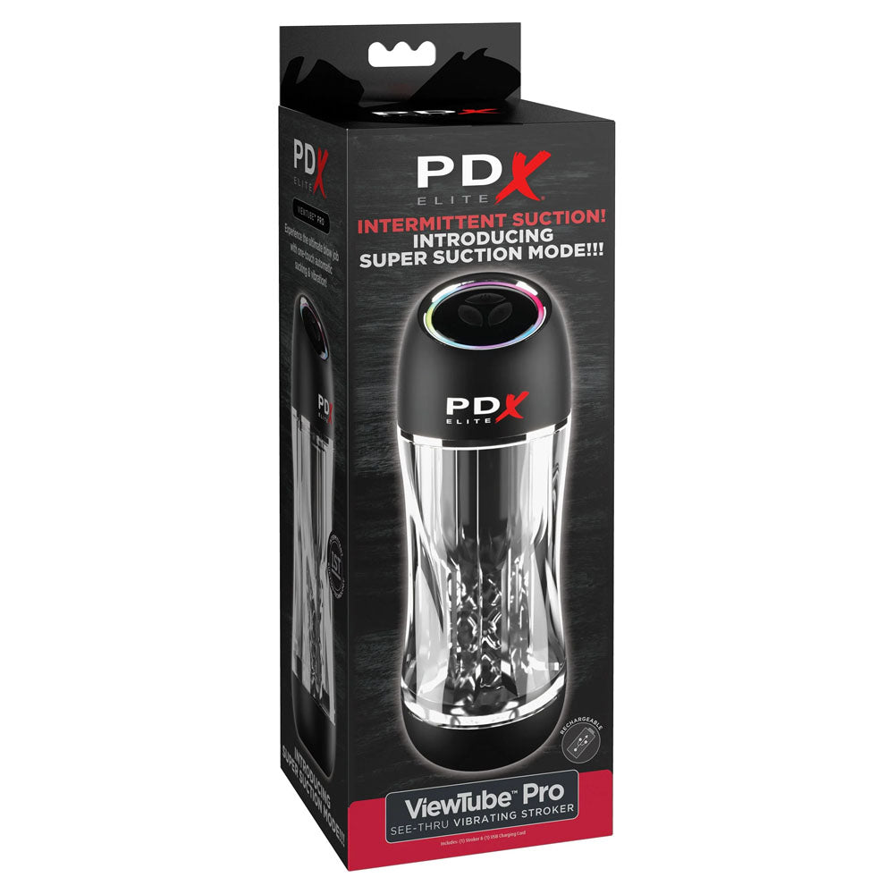 PDX Elite ViewTube Pro - USB Rechargeable Auto Sucking Stroker