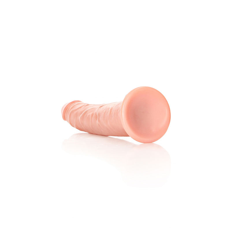 REALROCK Realistic Slim Dildo with Suction Cup - 18cm - 18 cm (7'') Dong