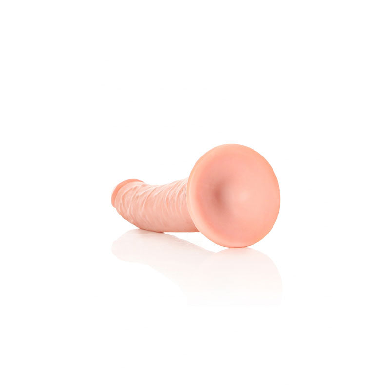 REALROCK Realistic Slim Dildo with Suction Cup - 20.5cm - 20.5 cm (8'') Dong