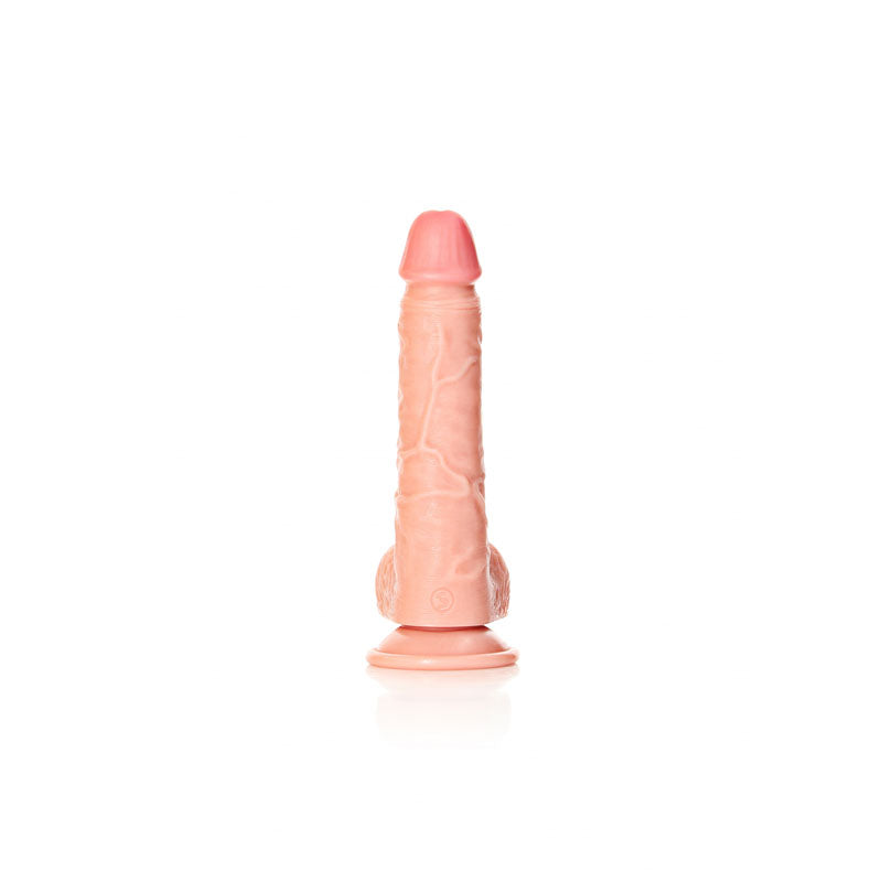 REALROCK Straight Realistic Dildo with Balls - 20.5 cm - 20.5 cm (8'') Dong