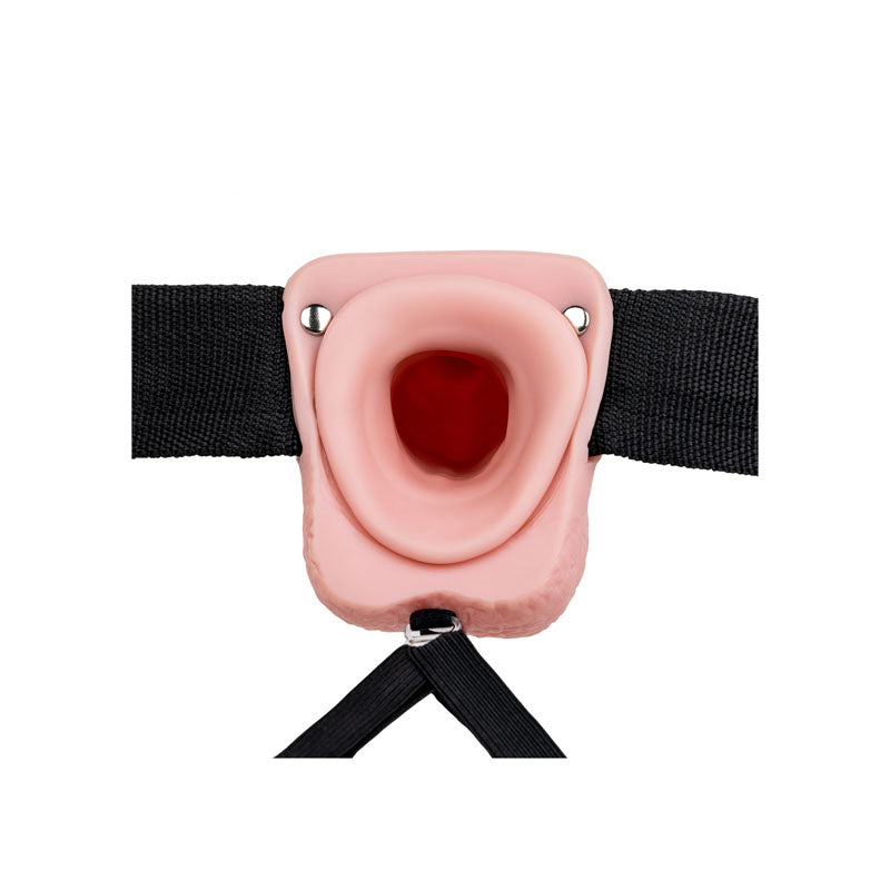 REALROCK Hollow Strap-On with Balls - 18 cm - 18 cm Hollow Strap-On
