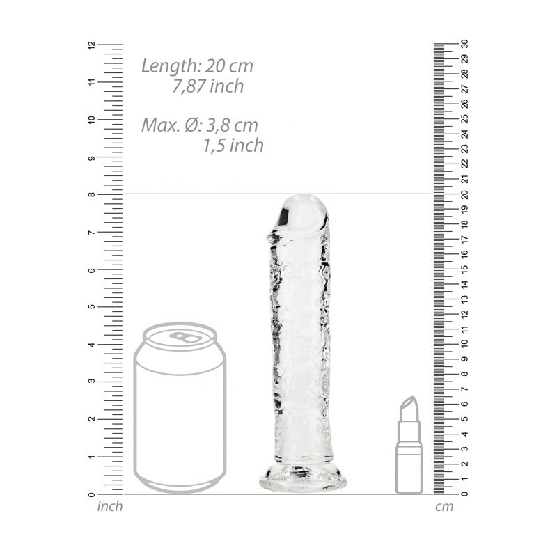 REALROCK 18 cm Straight Dildo - - 18 cm (7'') Dong