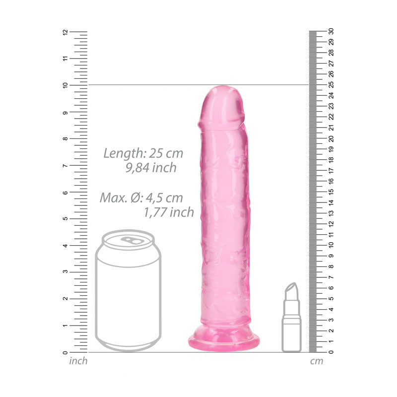 REALROCK 25 cm Straight Dildo - - 25 cm (10'') Dong