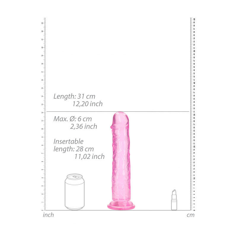 REALROCK 31 cm Straight Dildo - - 31 cm (11'') Dong