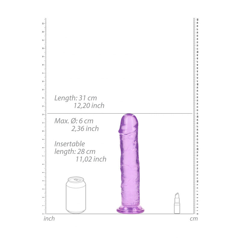 REALROCK 31 cm Straight Dildo - - 31 cm (11'') Dong