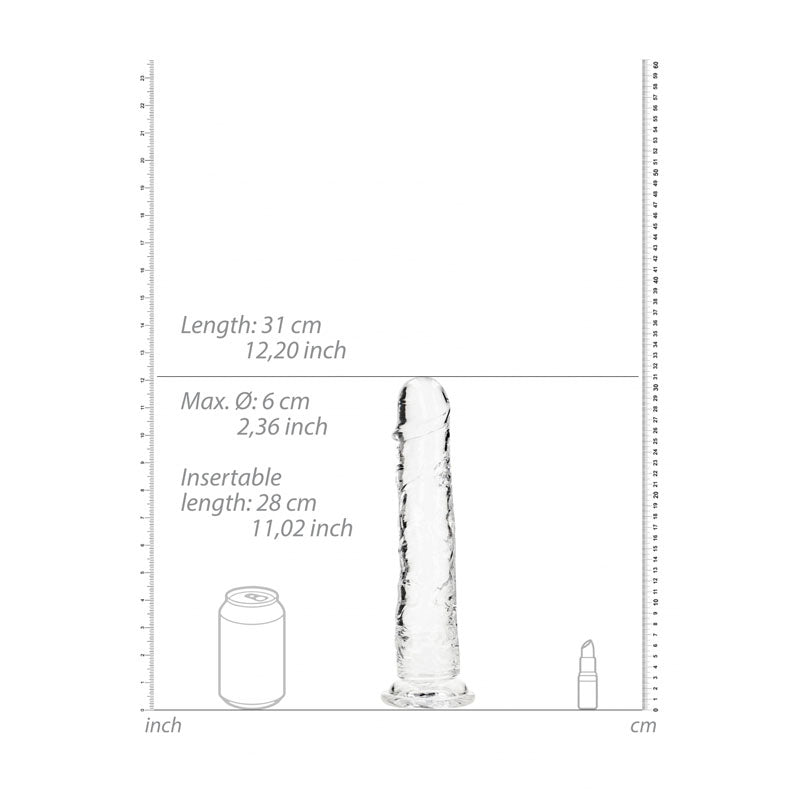 REALROCK 31 cm Straight Dildo - - 31 cm (11'') Dong
