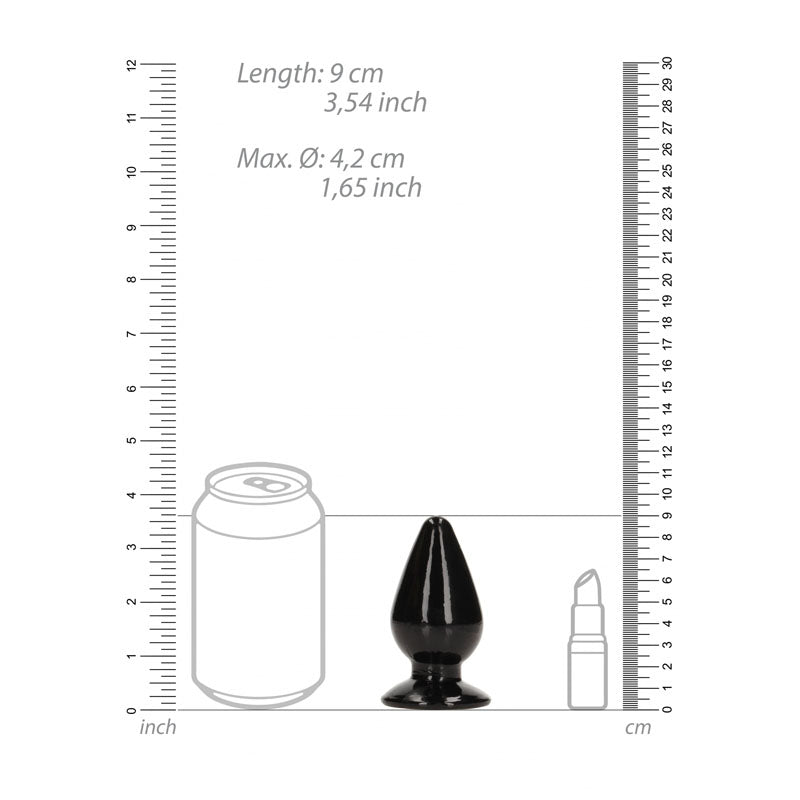 REALROCK 9 cm Anal Plug - - 9 cm (3.5'') Butt Plug