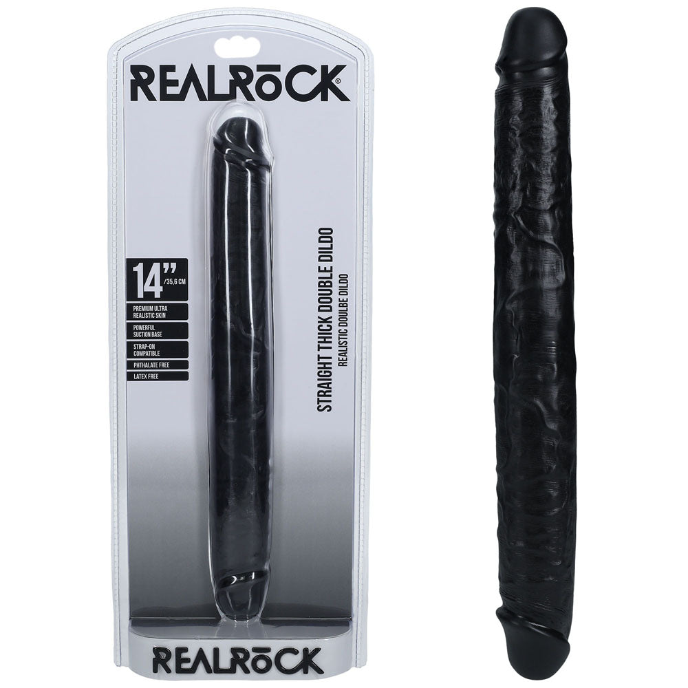 REALROCK 35cm Thick Double Dildo - - 35 cm (14'') Thick Double Dong