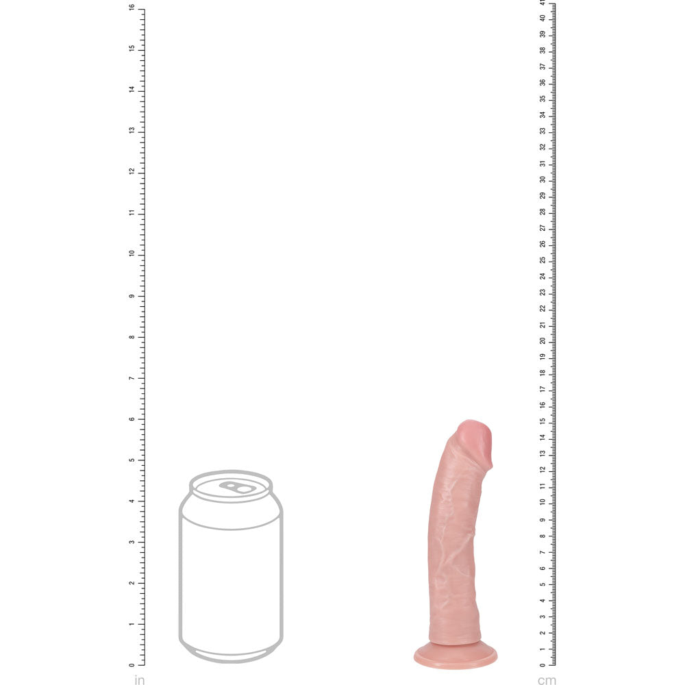 REALROCK 15cm Vibrating Cock - - 15.2 cm (6'') USB Rechargeable Vibrating Dong