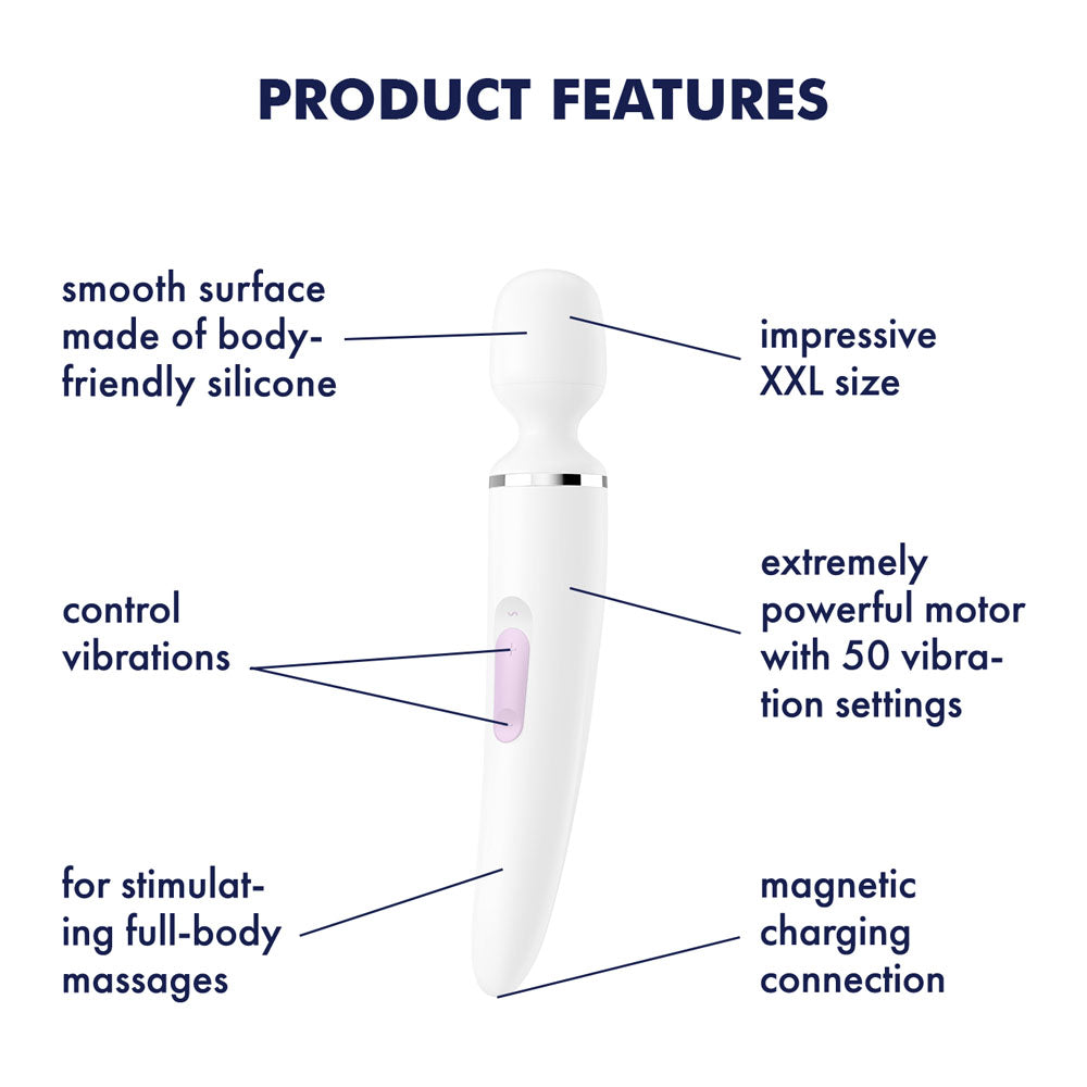 Satisfyer Wand-er Woman - USB Rechargeable Massager Wand