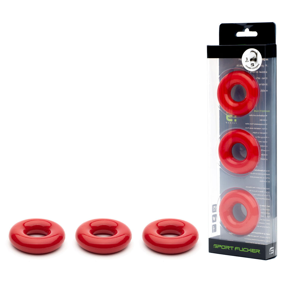 Sport Fucker Rubber Cockring - Cock Ring