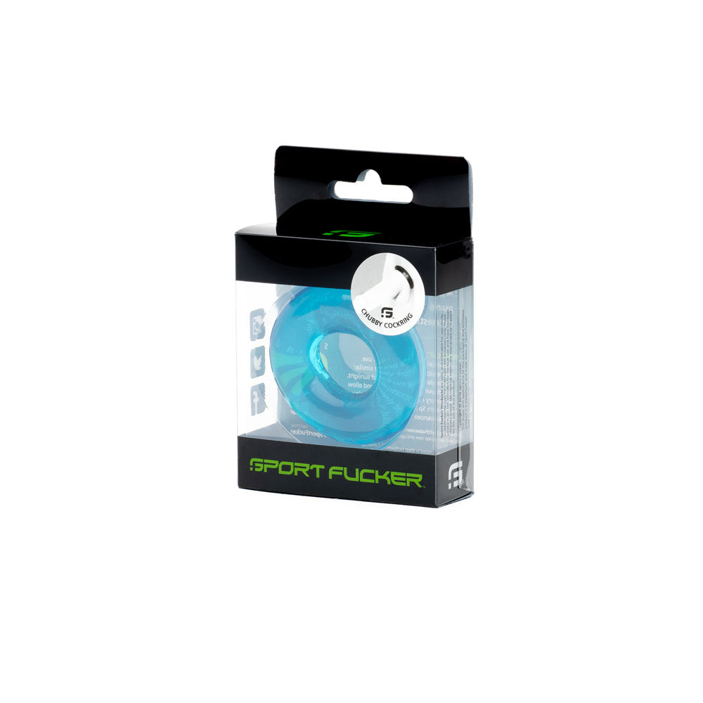Sport Fucker Rubber Cockring - Ice Cock Ring