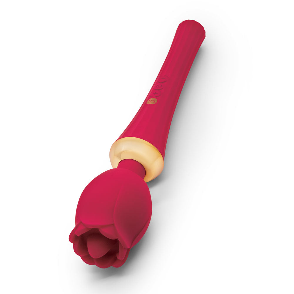 Secret Kisses Rosegasm Rose Wand - Rose 30.5 cm USB Rechargeable Massager Wand