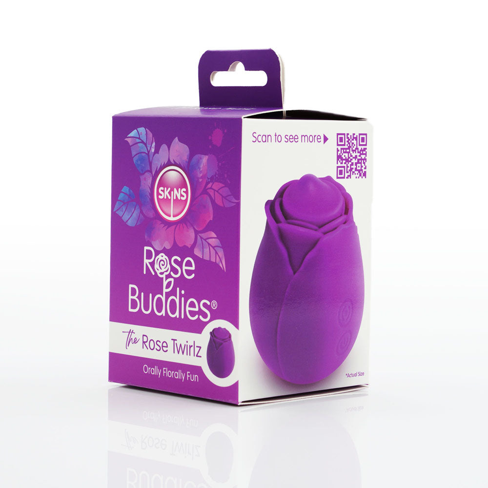 Skins Rose Buddies - The Rose Twirlz - USB Rechargeable Twirling Rose Stimulator